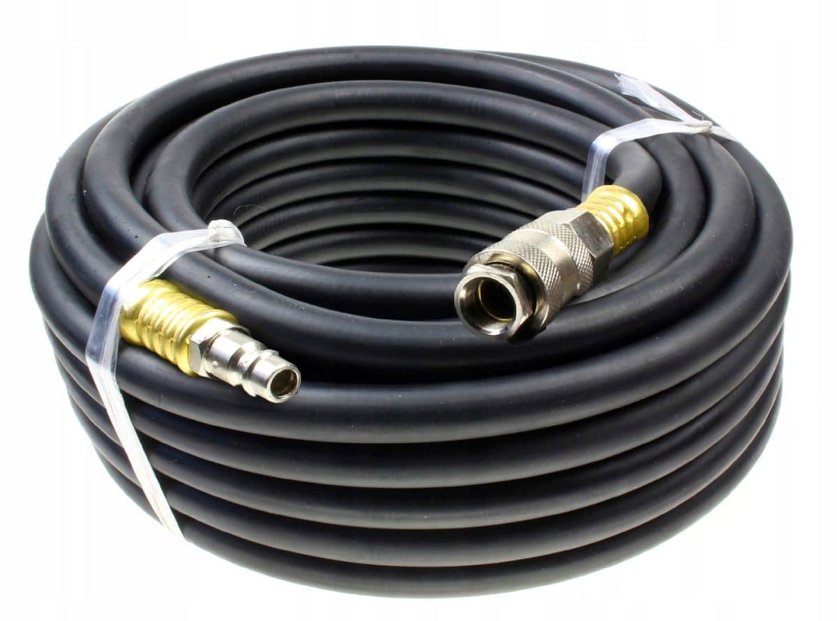 Pneumatic rubber hose with nozzles 15m