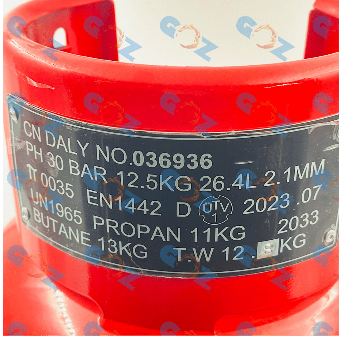 Household gas cylinder 11kg (27l)