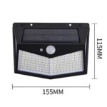 Lauko šviestuvas su saulės baterija 212 LED