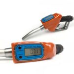 Kuro pistoletas su įmontuotu elektroniniu kuro matuokliu