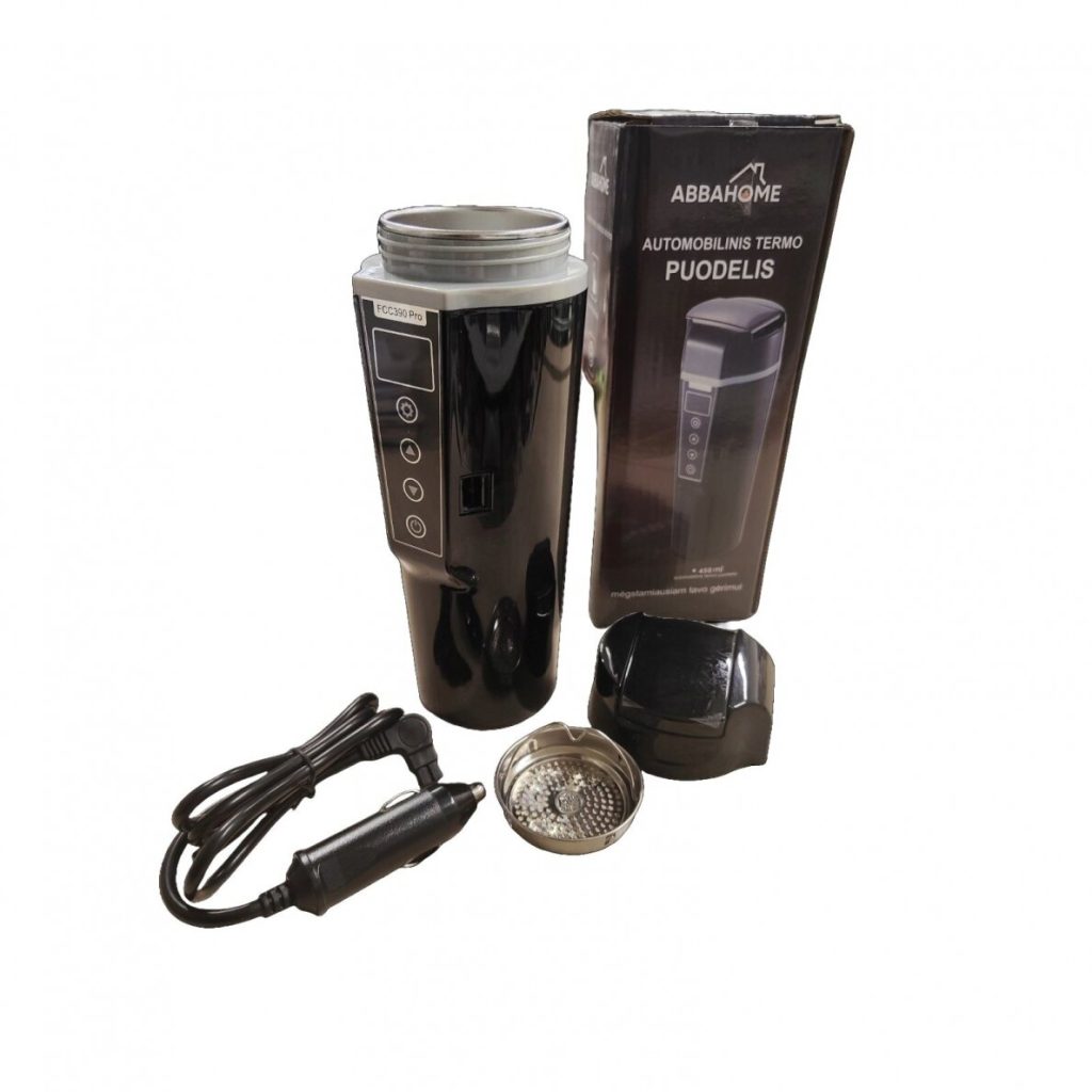 12/24V AUTOMOBILINIS TERMO PUODELIS 450ML - Image 2
